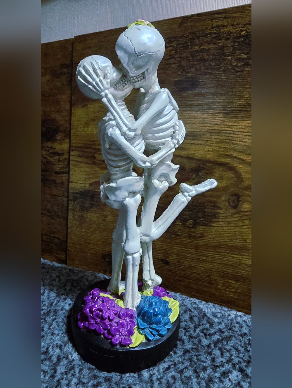 Ashland Gothic Skeleton Couple “Eternally Yours” Figurine Romantic Halloween - Picture 4 of 6